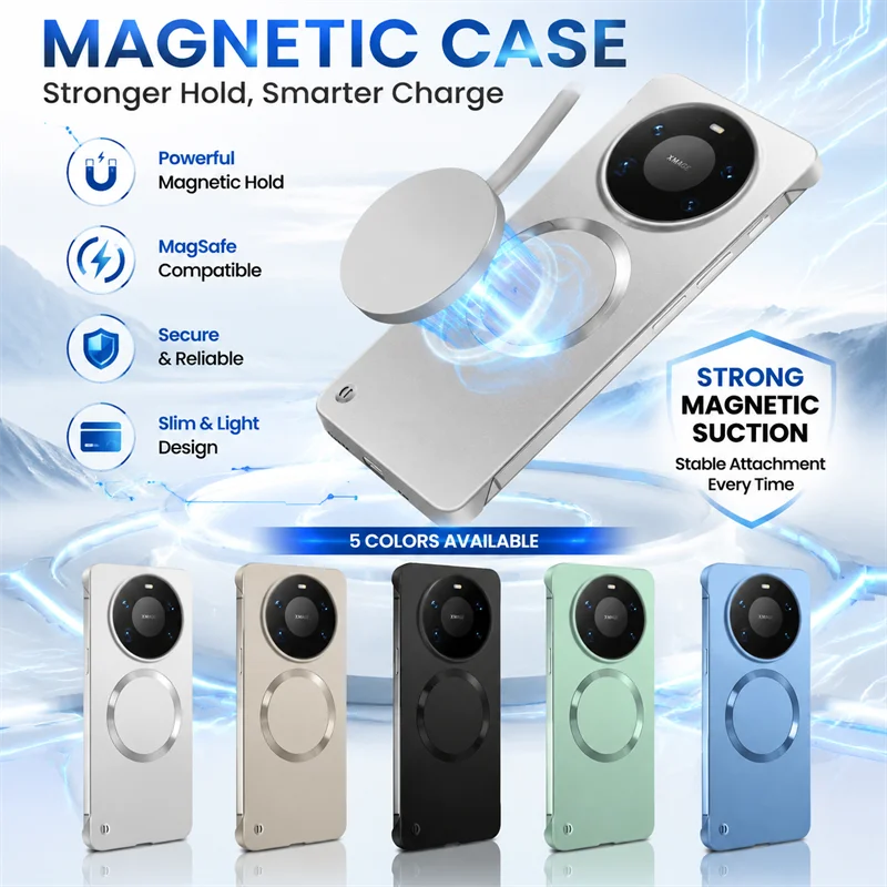 Magnetic Ultra Thin Frosted Matte Hard Cover Protective Case