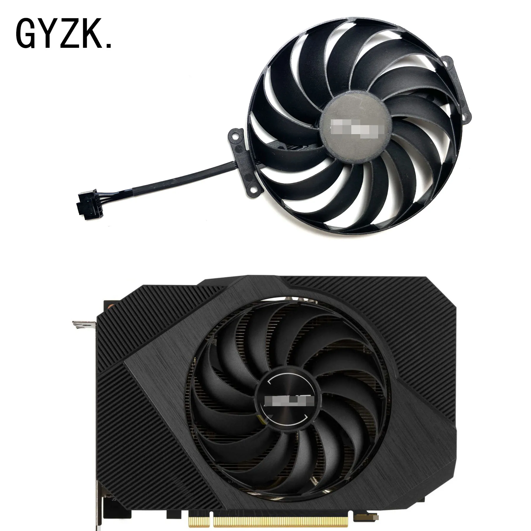 Nuovo Per Asus Geforce Rtx3050 3060 3060Ti 12Gb Phoenix Ventola Di Ricambio Per Scheda Grafica Muslimah