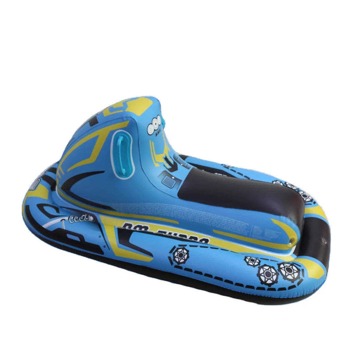 

Heavy Duty Inflatable Sled Snowmobile Inflatable Snow Sled Tube with Sturdy Handles