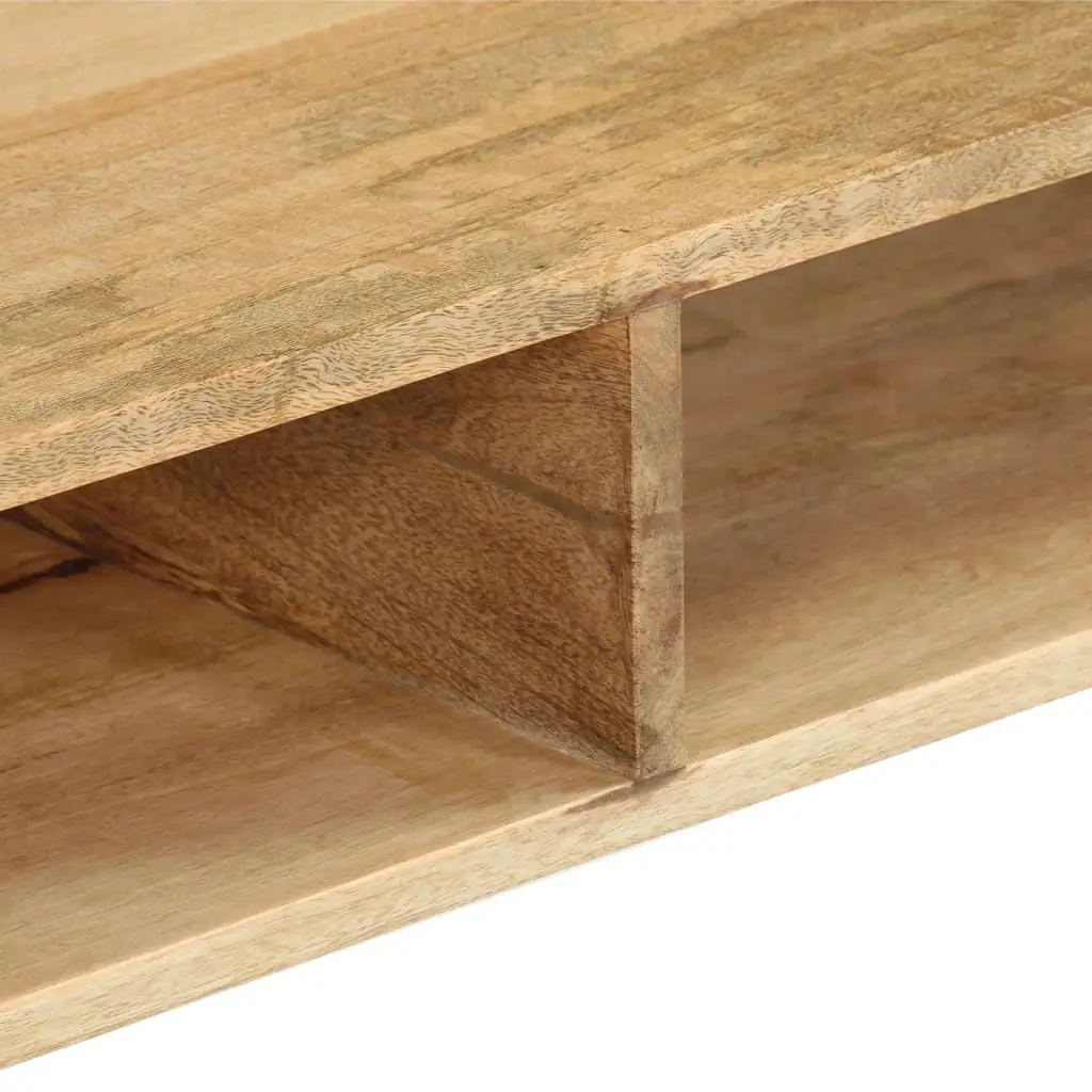 Solid Wood Coffee Table 39.4x23.6x17.7 - Stylish & Durable Living Room Furniture 6