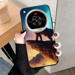 ZTE Nubia Focus 2 Ultra Cool Wolf Lion Silicone Soft TPU Back Cover Case for -Nubia Focus 2 Ultra (55)