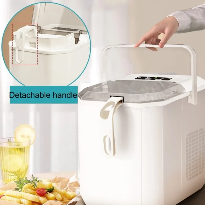 15KG Ice Machine Portable Electric Ice Maker Machine Mini Countertop Ice Cube Maker Appliance Home Commercial Ice Ball Maker 6