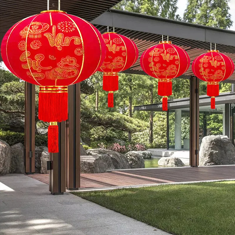 Description Picture 5 of itemChinese Red Lantern New Year 2025 Decoration The Year of Snake Lanterns Chinese New Year Home Decor New Year Door Accessories