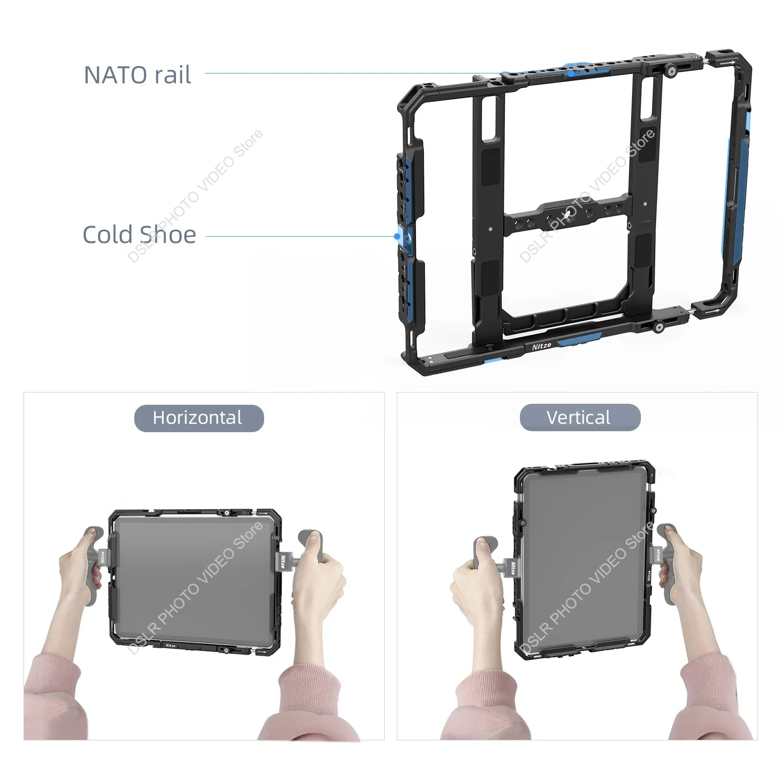 Nitzeユニバーサルタブレットケージ、9〜11 