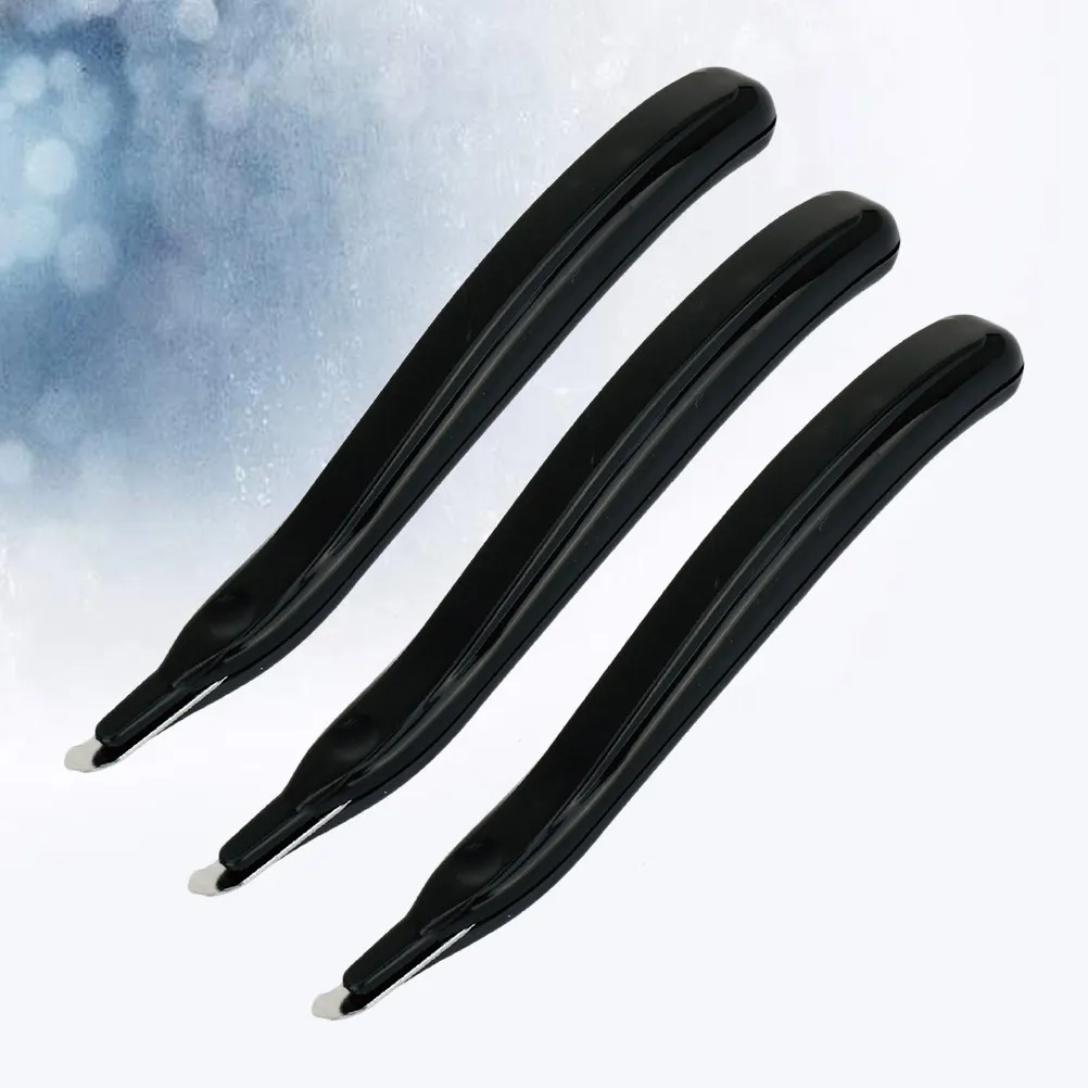 3Pcs 헤비 듀티 스테이플 리무버 철 플라스틱 핸드헬드 빠른 손상 없는 스테이플 추출 도구 사무실 학교 가정용