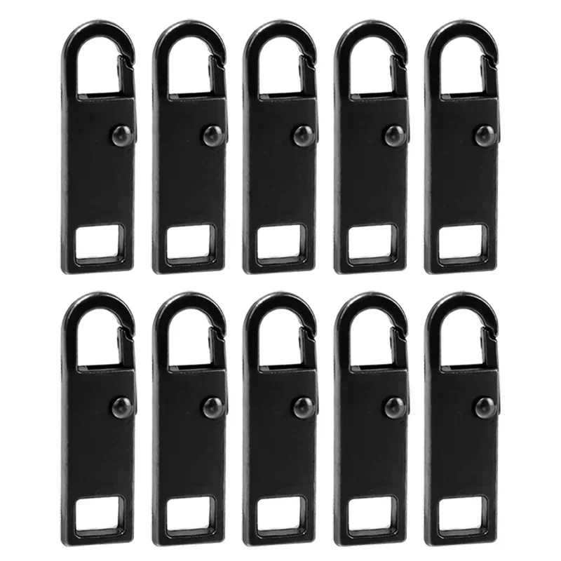 Metal Zipper Slider Puller Repair Kit - Instant DIY Sewing Replacement for Clothing, Luggage, and Purses
