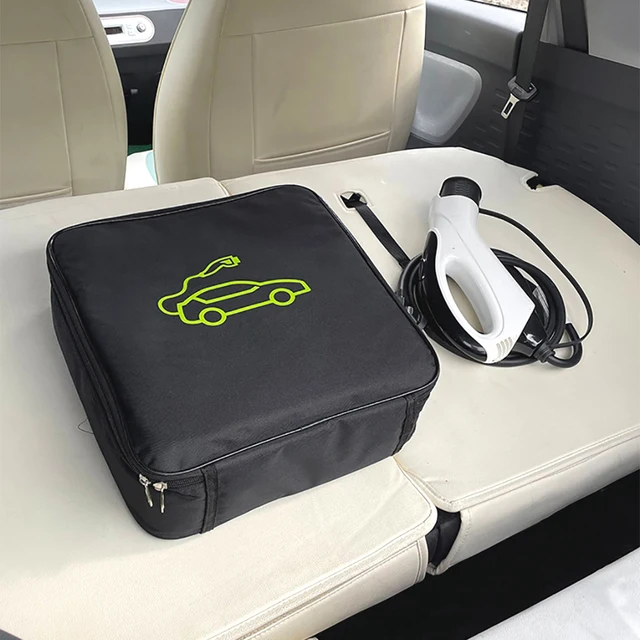 Universal Car Charging Cable Storage Bag EV Electric Vehicle Charger