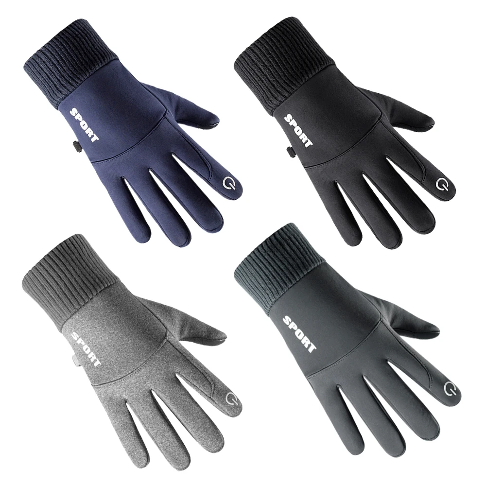 Winter gloves waterproof thermal touch panel mens ladies windproof warm gloves cold weather flexible lightweight
