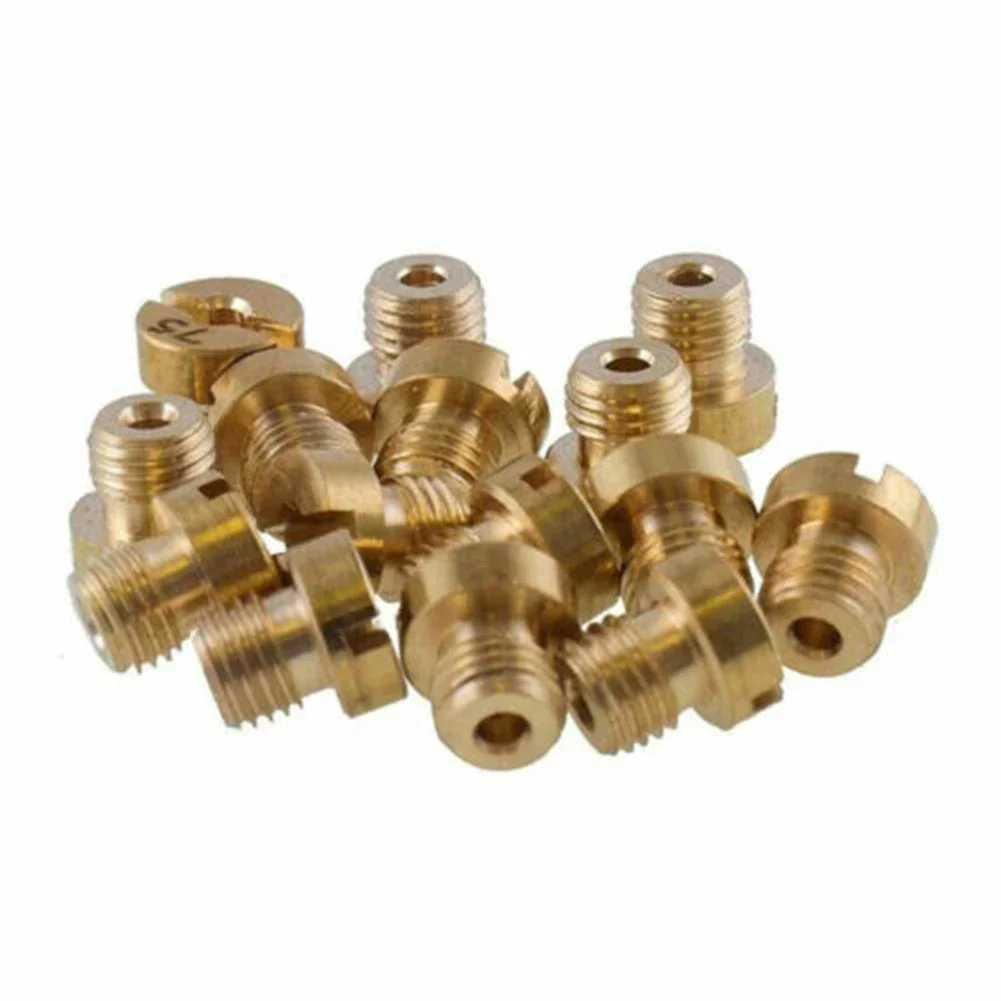 Motorcycle Carburetor 25pcs Carburetor Main Jet Set 55-115 M6 6mm Thread for Dellorto PHNL PHVA PHBH PHBN PHBG VHBT Carburetor Injector Nozzle