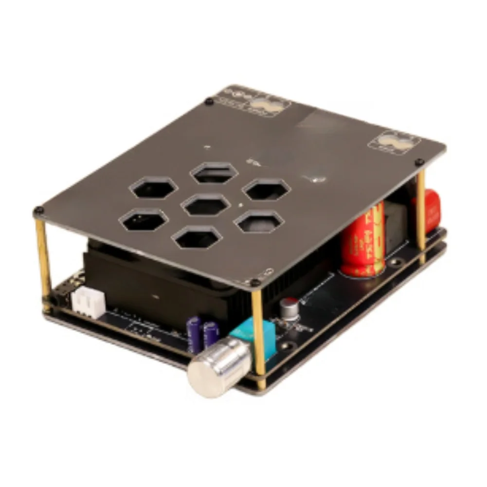 DC 듀얼 회로 TPA3255 순수 전력 회로(조정 가능한 프리앰프 게인 포함) MCU 스마트 보호 및 고급 냉각 시스템