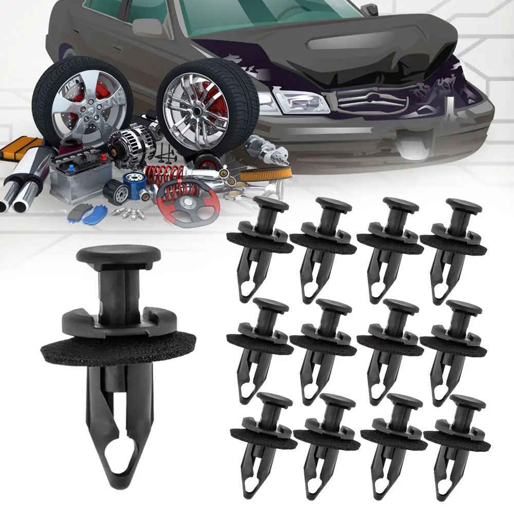 

Автомобильная Пряжка бампера 50x с подушкой, четверть, панель, верхний дефлектор, зажим, автомобильные запчасти для GM, Chevrolet Cadillac Buick GMC