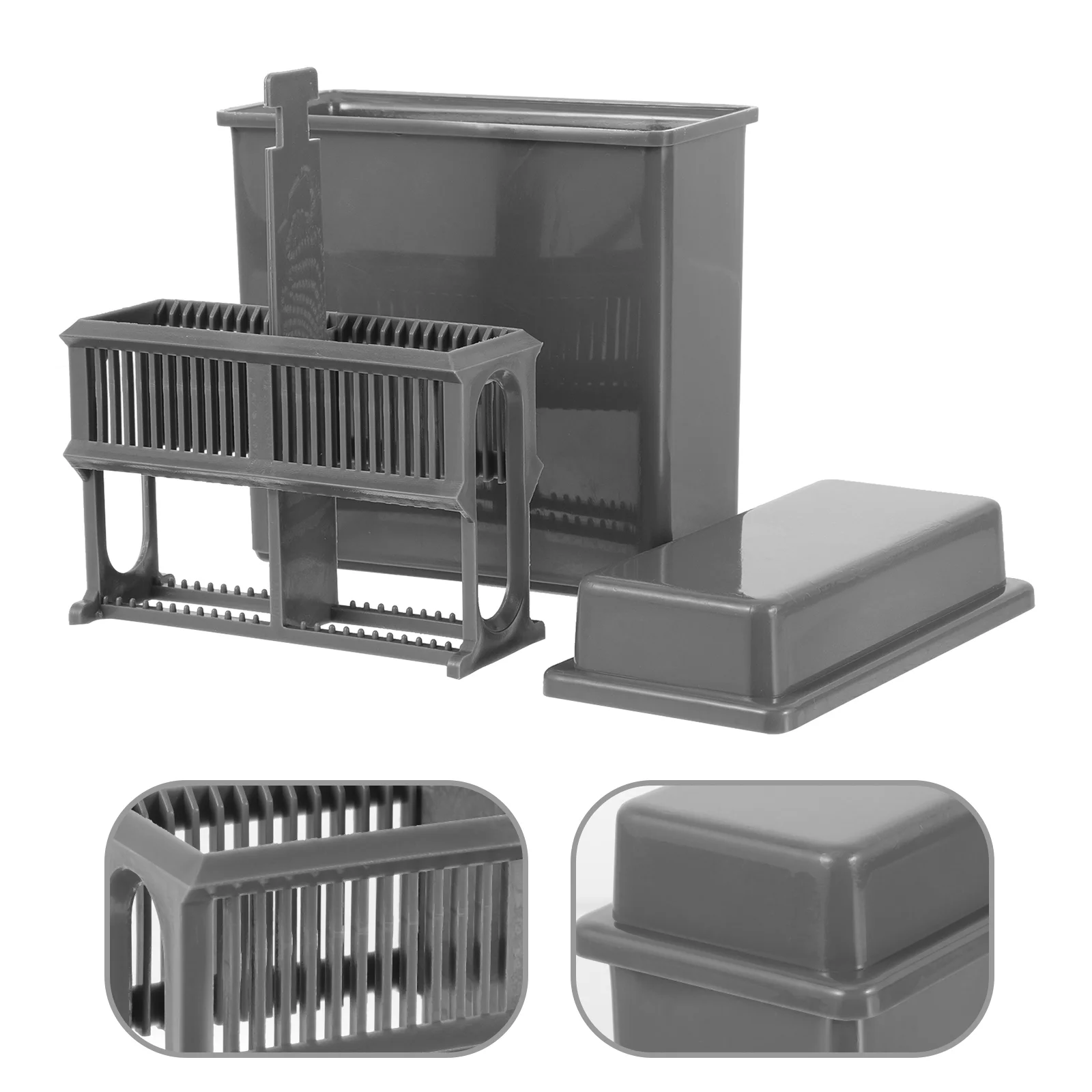 

Slots Microscope Microscope Microscope Kit And Jar Plastic Small Vials Dyeing Tank Laboratory Supplies