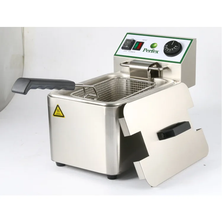 Stainless Steel 4L 6L 12L 26L Potato Chicken Chest Deep Fryer French Fries