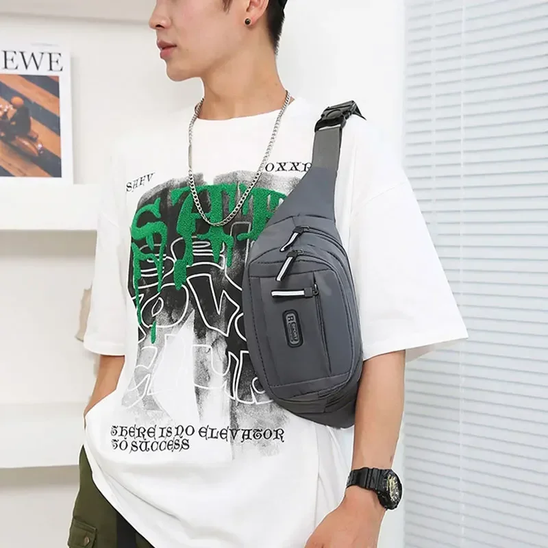 Men Canvas Fanny Waist Pack front view