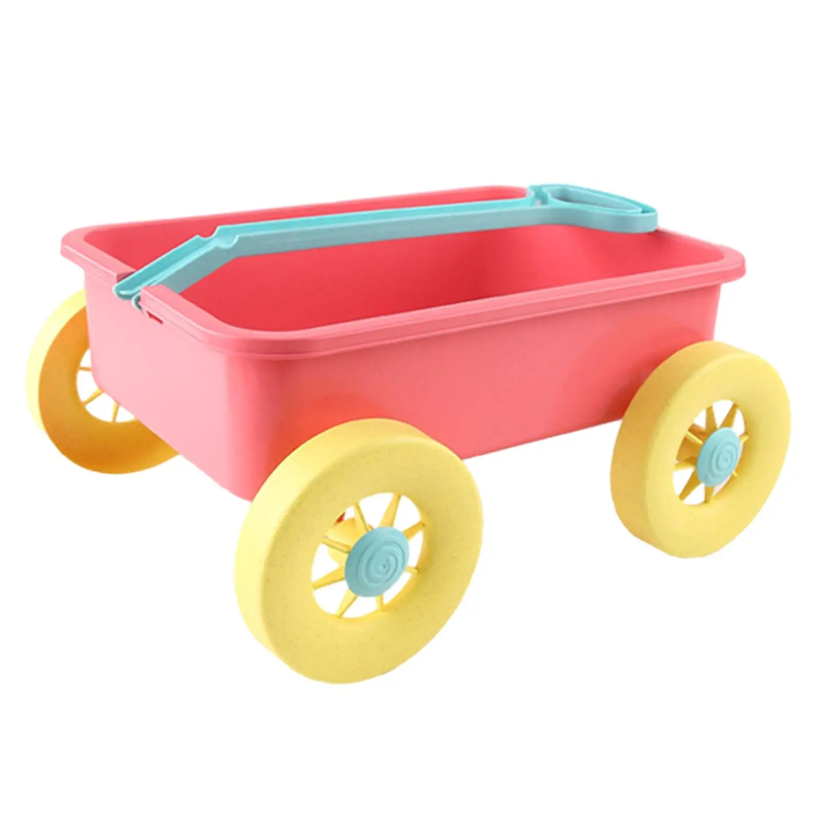 Pretend Play Wagon Toy Summer Sand Toy Trolley for Gardening Seaside Beach 3