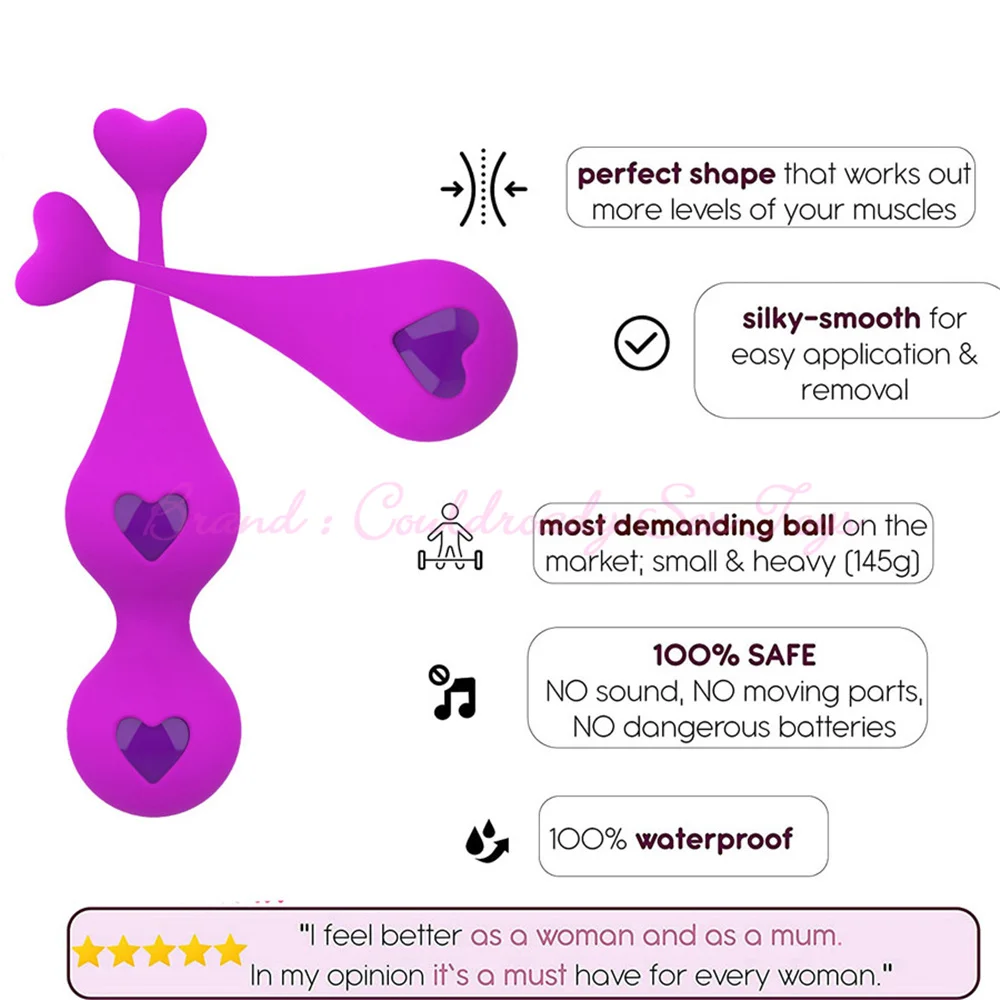 Tighten Ben Wa Vagina Muscle Trainer Kegel Egg Intimate Sex Toys for Woman Chinese Vaginal Balls Products for Adults