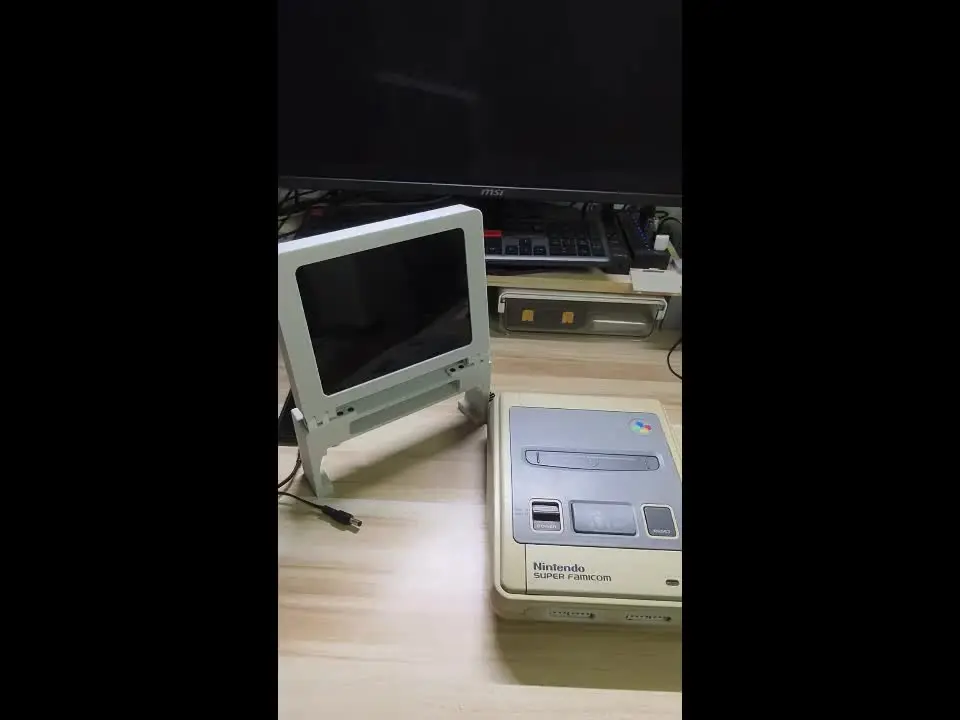 8 インチレトロアーケードゲーム便利なディスプレイ SFC