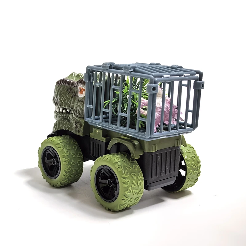 T‑Rex Inerti Dinosaur Lastbil med Dino Figur – Inertial Monster Truck Legetøj til Småbørn