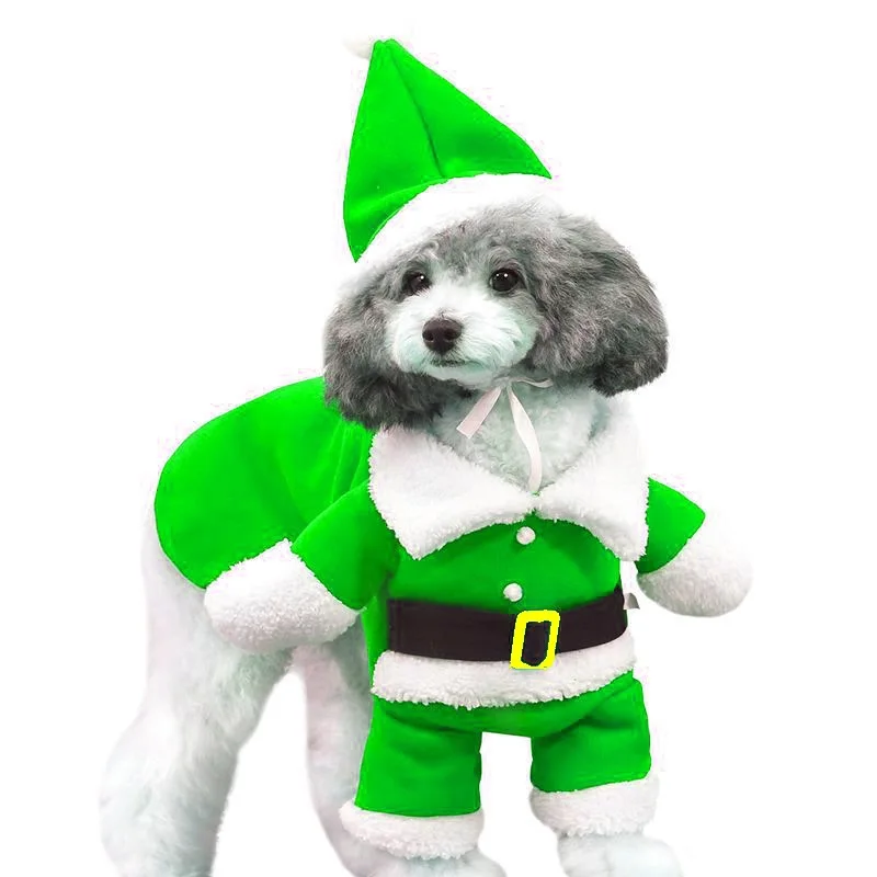 NewPetClothesforDogXmasClothingFunnyThreedimensionalWarmCoat