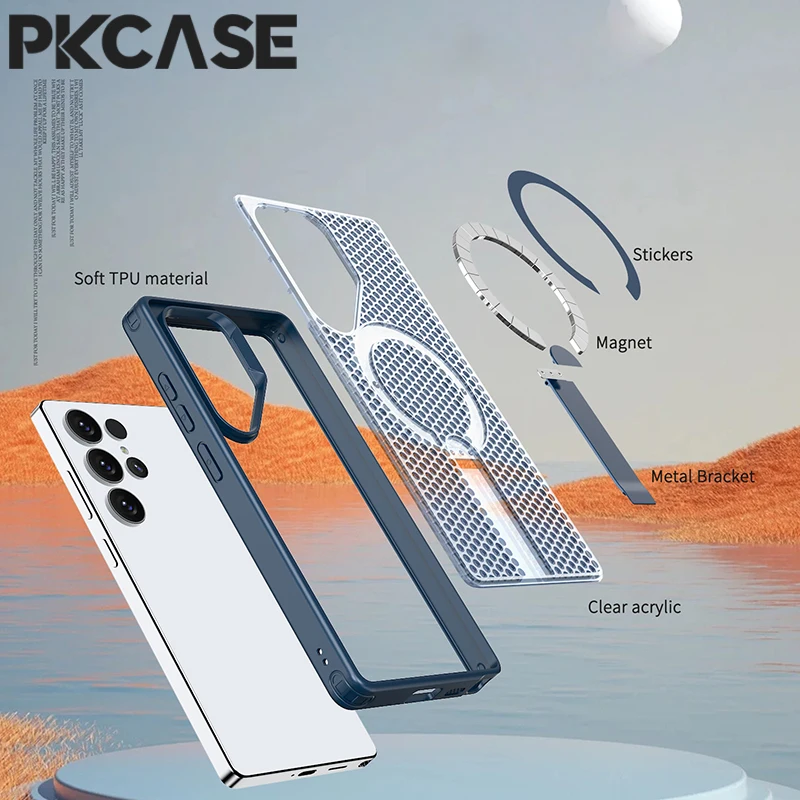 PKCASE Heat Dissipation Bracket Phone Case With Enhanced Protection