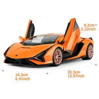 RASTAR Lamborghini Sian FKP RC Car 1:14 Car Model 600mAh Battery LED Lights OPen The Doors Auto Machine Toy Gift for Kids Adults 2