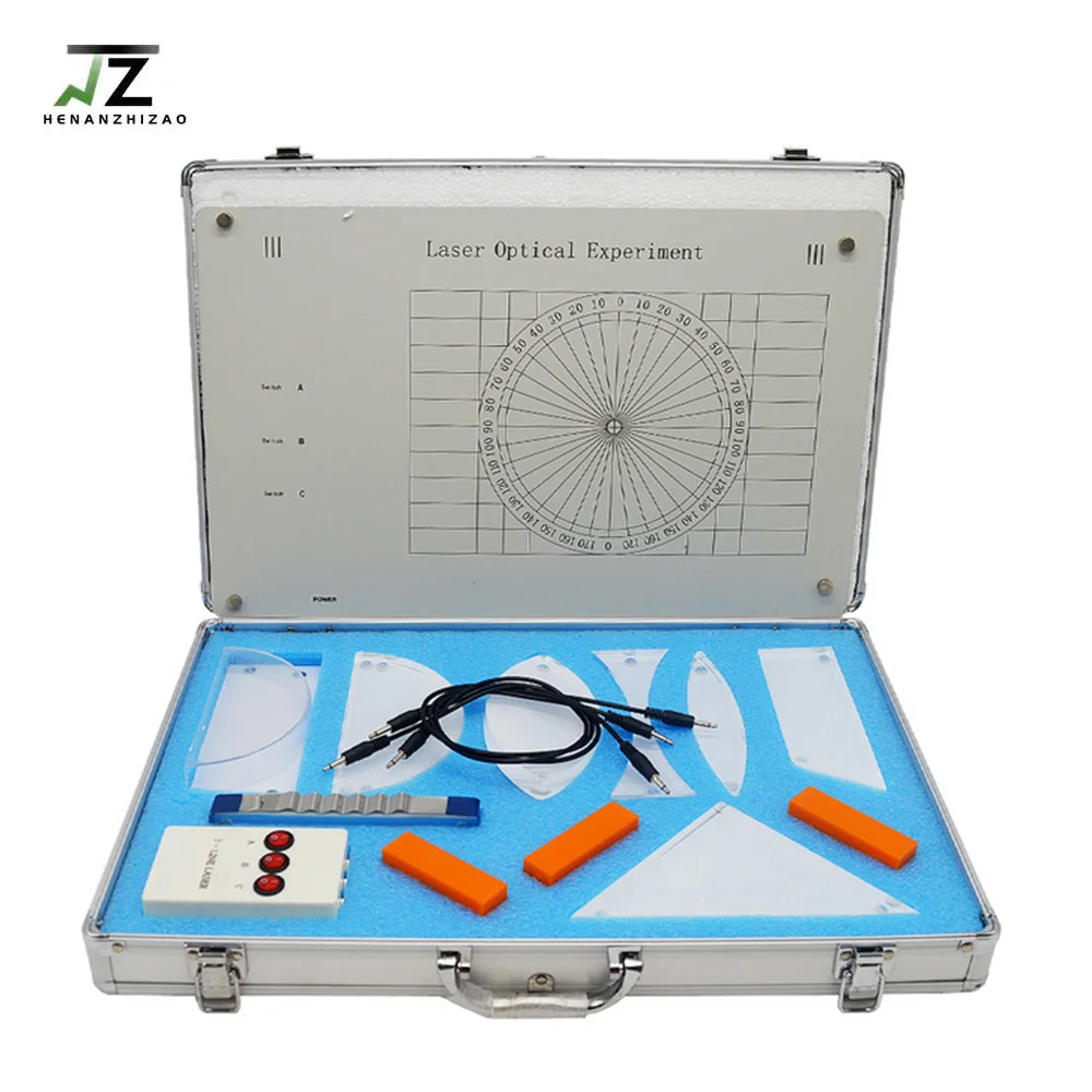Physical Optical Experiment Box Triple Prism Concave And