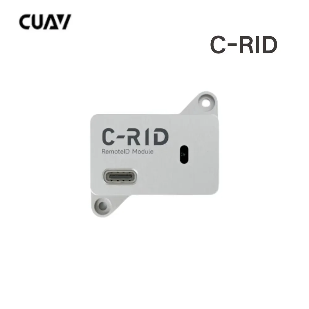 Module C-RID Remote ID pour drone, conforme aux normes EU/US/CN, avec antenne 2.4GHz et portée 300m.