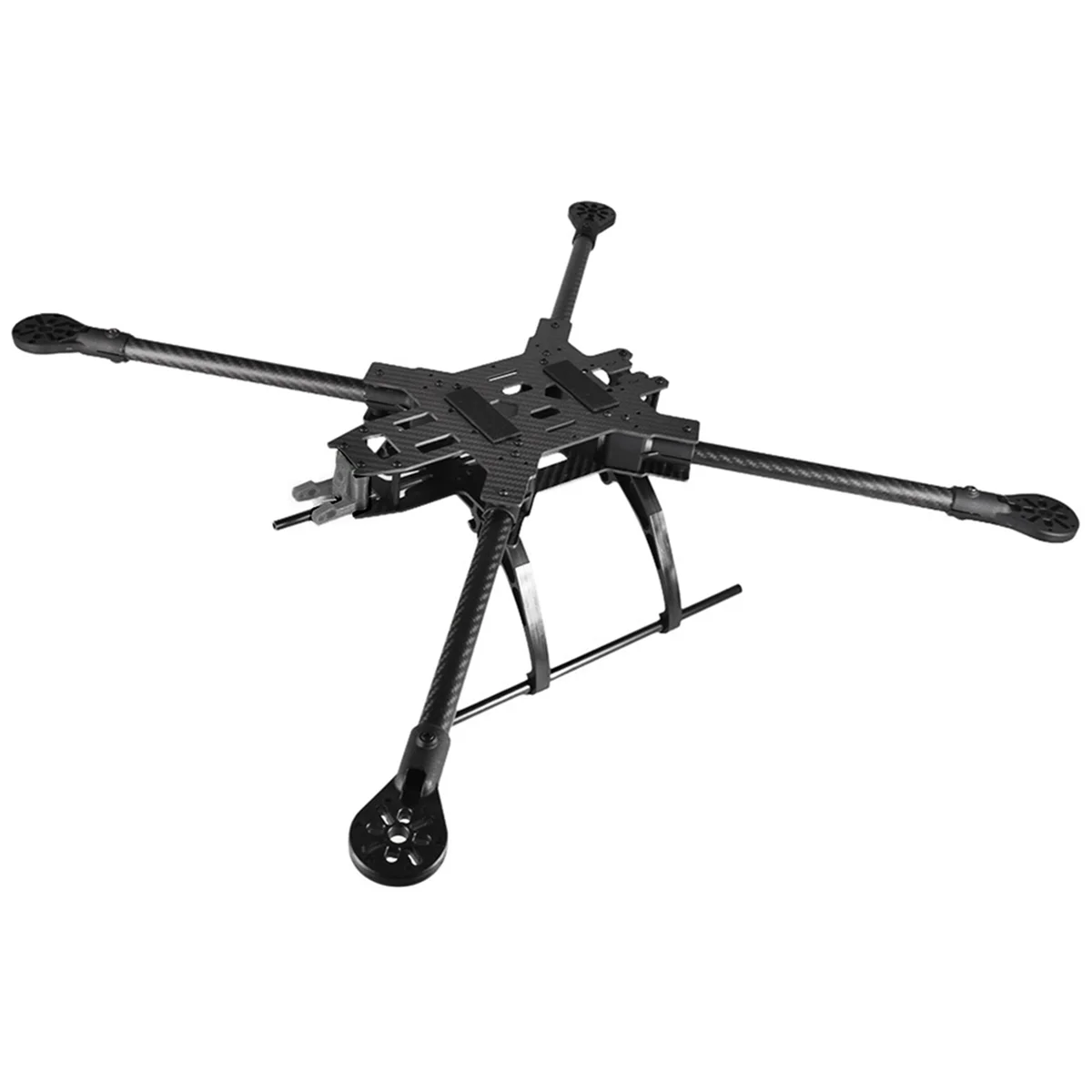 Cadre drone course FPV 580mm assemblé avec des composants électroniques, prêt pour une session de vol freestyle intense.