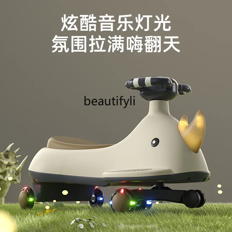 Twist car children 1-3 years old yo-yo car boy baby anti-rollover female treasure rocking