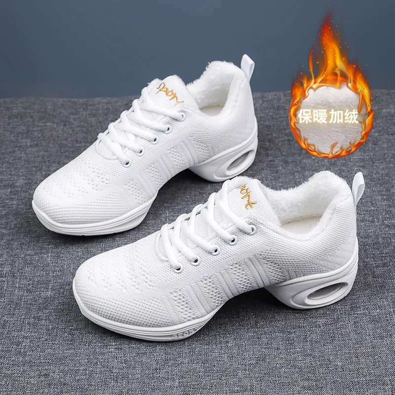 

Fashion Women Jazz Dancing Shoes Breathable Girls Gym Aerobics Gymnastics Cheerleading Team Dance Sneakers