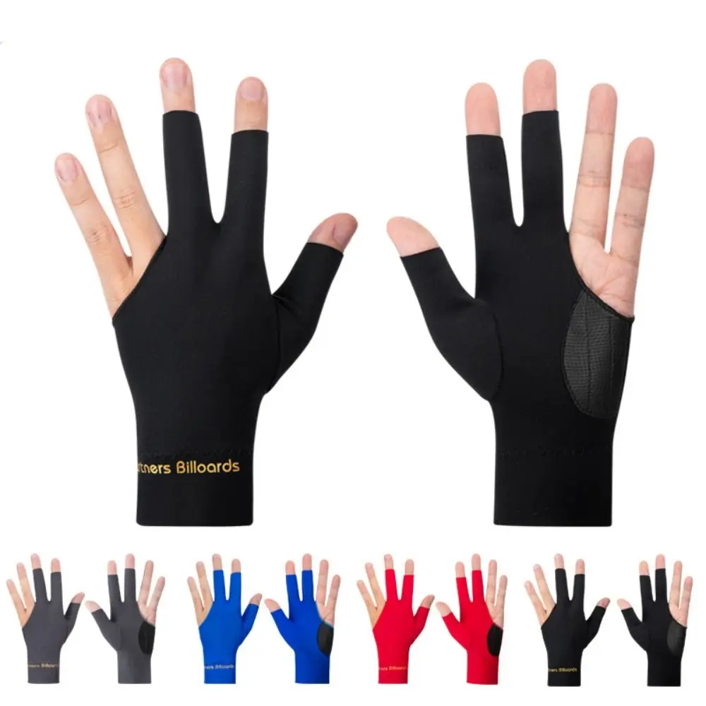 

Anti-slip Billiard Glove Professional Three Fingers Breathable Billiard Training Glove Fitness Accessories Elastic Snooker Glove