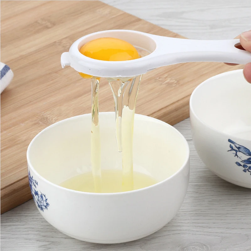 Egg White Yolk Separator Multifunctional Egg Liquid Filter Simple Convenient White Dividers Baking Accessories Kitchen Tool eggshell separator,egg separator