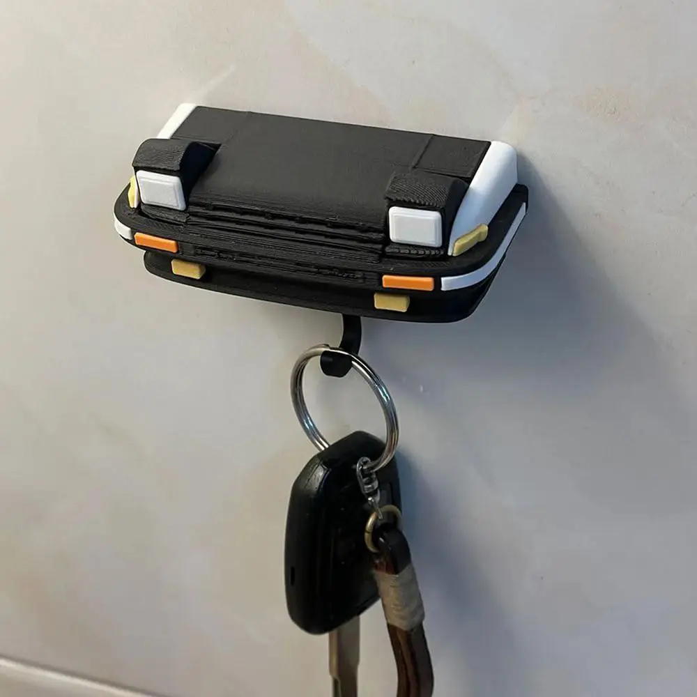 Description Picture 4 of itemCar Can Open Headlight Key Holder Wall Mount Vintage Sturdy Key Hangers Entrance Hanging Organizers Home Wall Key Holder Decor