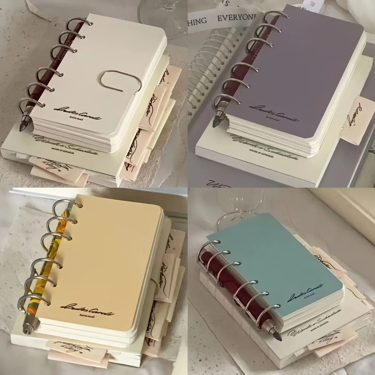 Sleek Solid Color Student Loose-Leaf Notepad