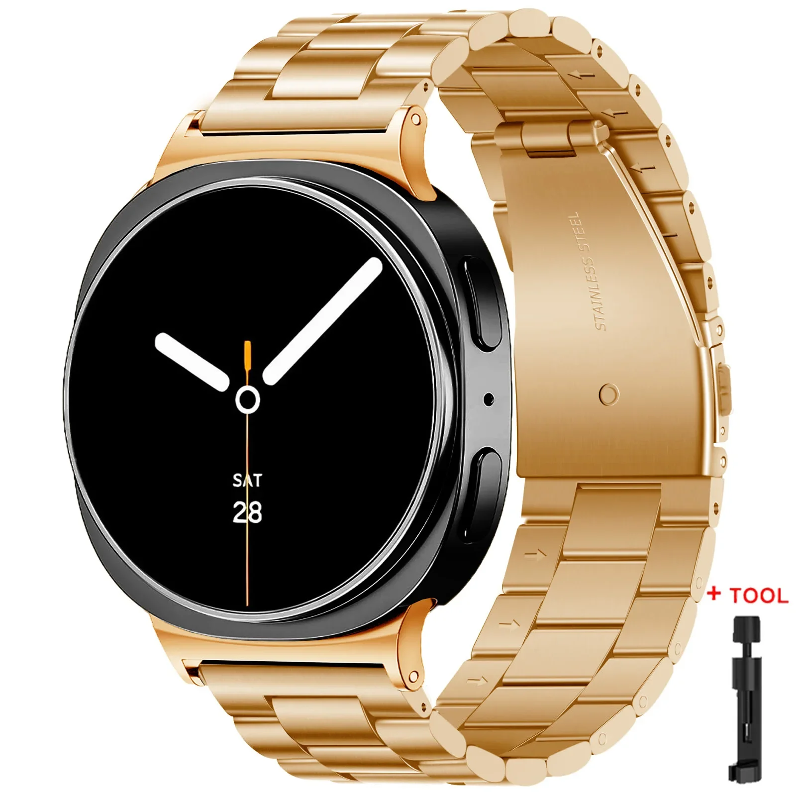 Stainless Steel Metal Watch Band Bracelet