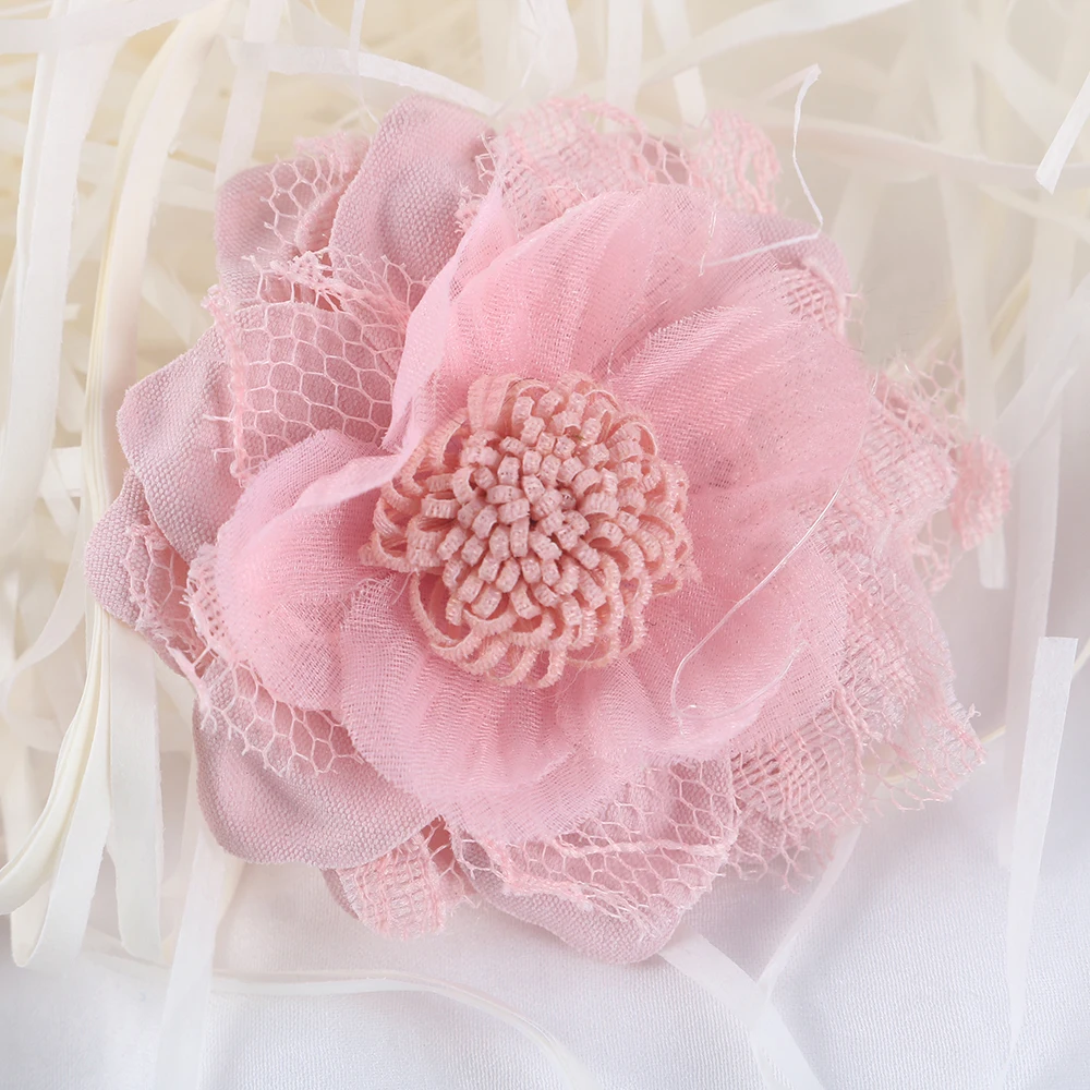 

10pcs Artificial Hair Flowers Clothing Making Hair Accessories for Wedding Party Craft Home DIY Decorations