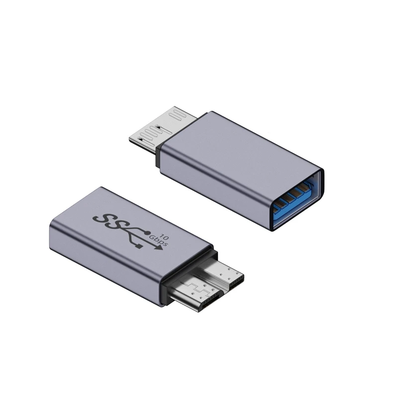 High-Speed USB-C to MicroB Data and Charging Cable Adapter