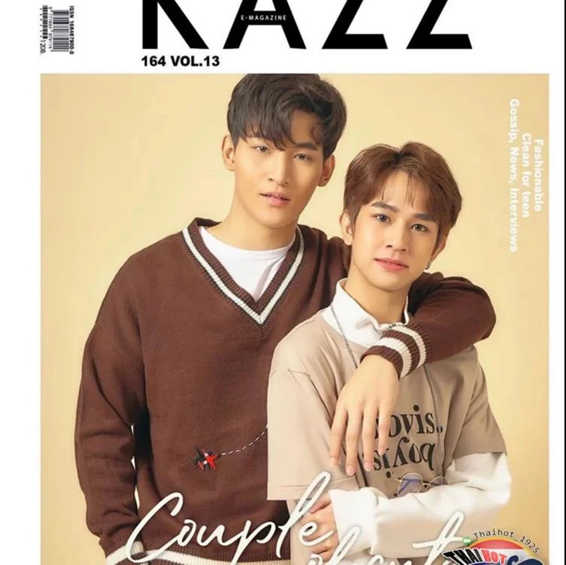 

[spot good]Thai BL Star OHM FLUKE KAZZ Magazine 164 Until We Meet Again Gives 1 Random Card