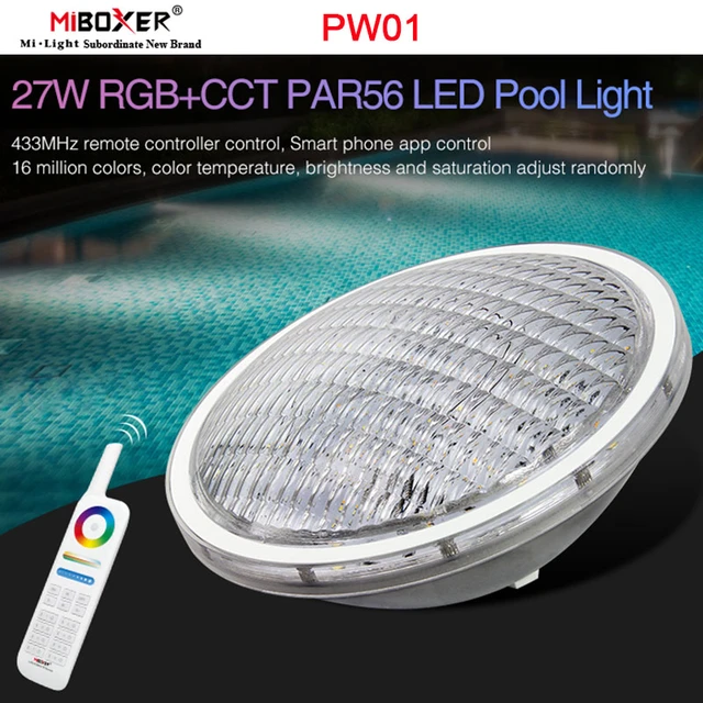 18W 36W 54W Projecteur LED Piscine Underwater Pool Lighting 12V PAR 56 RGB  Spotlight Warm White Cool White - AliExpress
