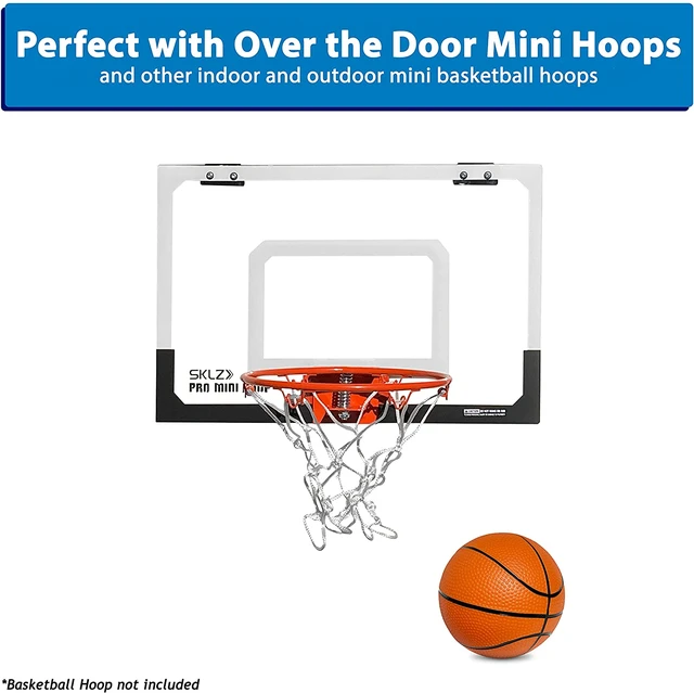 Over-The-Door Mini Basketball Hoop Includes Basketball & Hand Pump