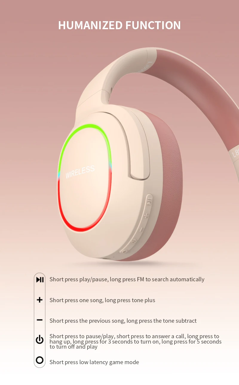 Casque Bluetooth Sans Fil à Haute Performance DeepBass-9