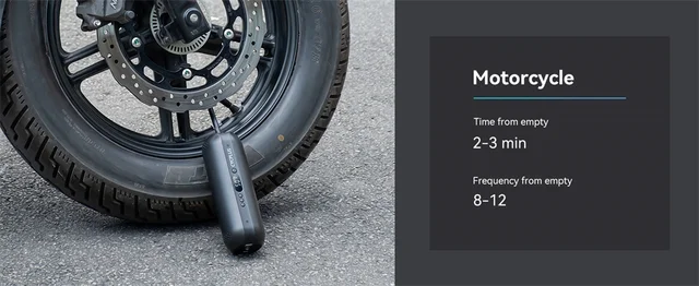 CYCPLUS Compressore Aria Portatile 150 PSI - Gonfiapneumatici Per Bici, Auto, Moto Con Display LED - Foto 7