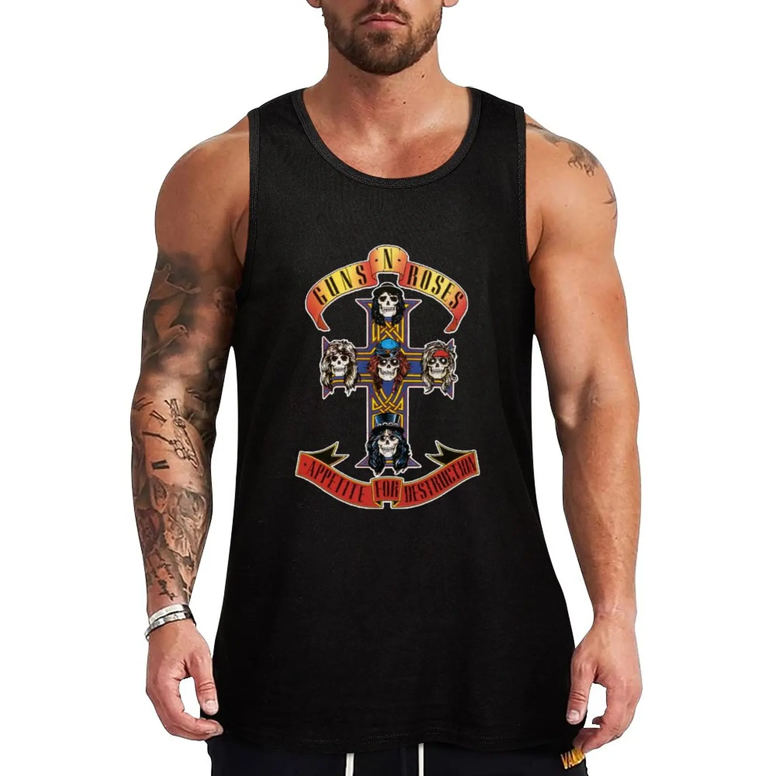 

New The Guns Band Rock Tank Top gym clothing men quick-drying t-shirt