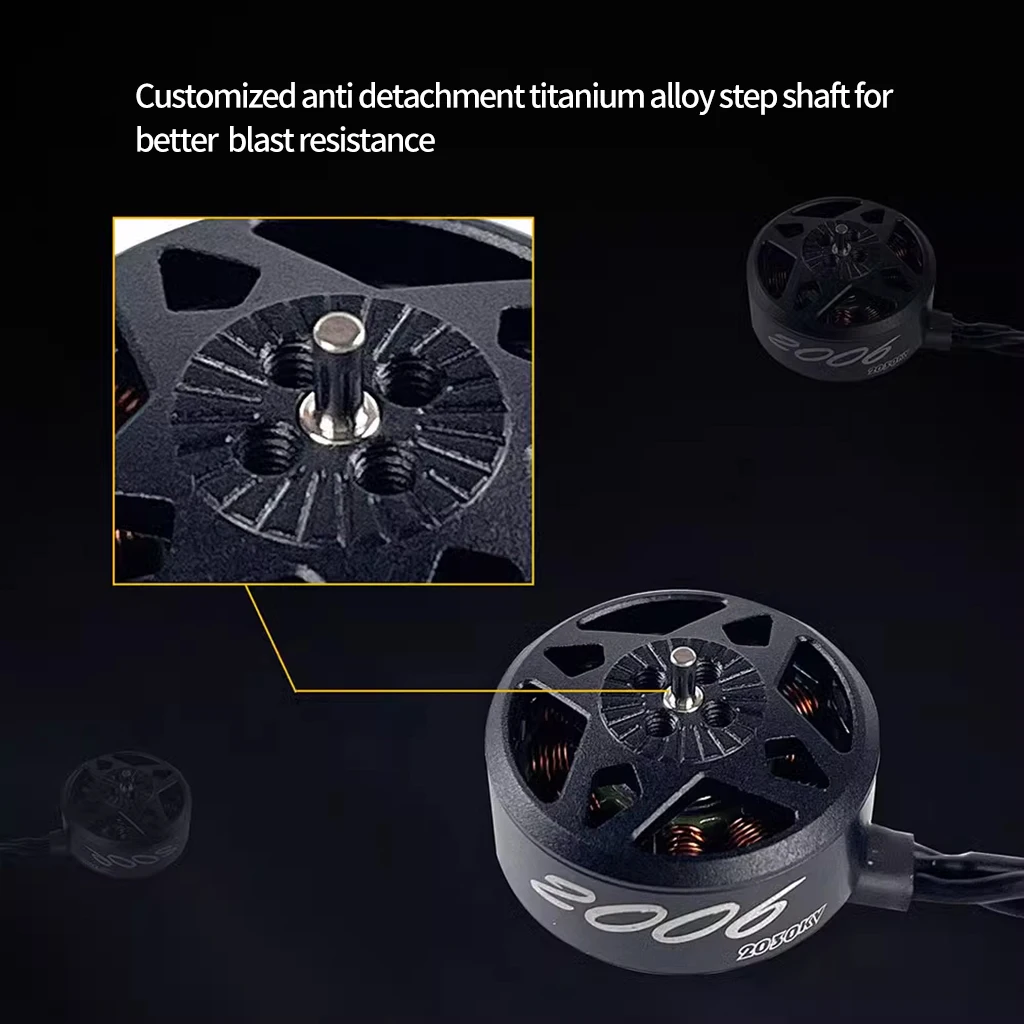 DarwinFPV CineApe35 2006 2030KV / 3400KV Bürstenlosen Motor RC Drone FPV Racing Multirotor Teile Zubehör RC Teile DIY – Detail 5