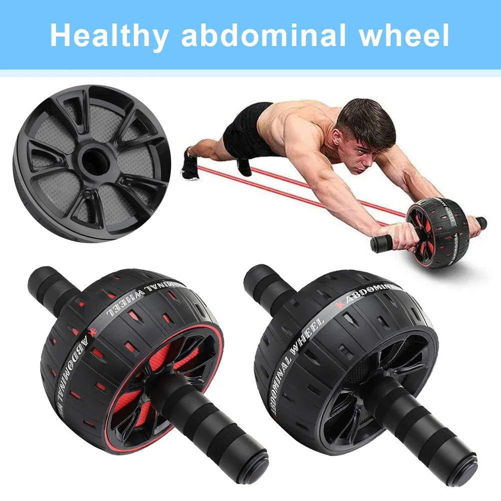 Large ab roller exercise equipment for abs exercise noiseless wheel exercise equipment for arm waist abdominal exercise exercise