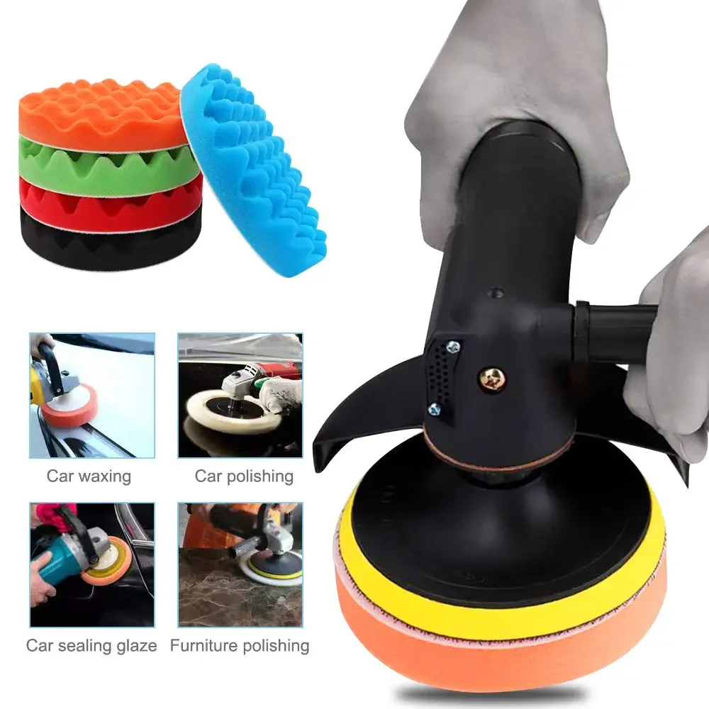 Waving Polishing Pads Set 3/4/5/6Inch Waving Polishing Pads Set 5 Pcs Sponge Pads For Auto Car Body Polishers For Car Polishing Sanding Waxing