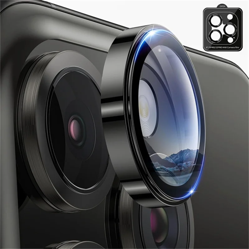Desert Titanium Tempered Glass Camera Lens Protector