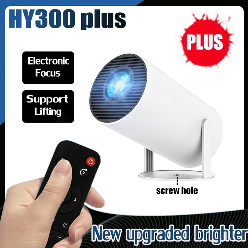 Proyector Hitoritabi HD -Proyector Portátil 4K HY300,2024 Best 4K WIFI  Projector