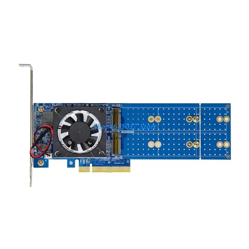 H4GA 4채널 PLX88024 PCIExpress 확장 카드는 2280 22110 NVMe SSD를 지원합니다.