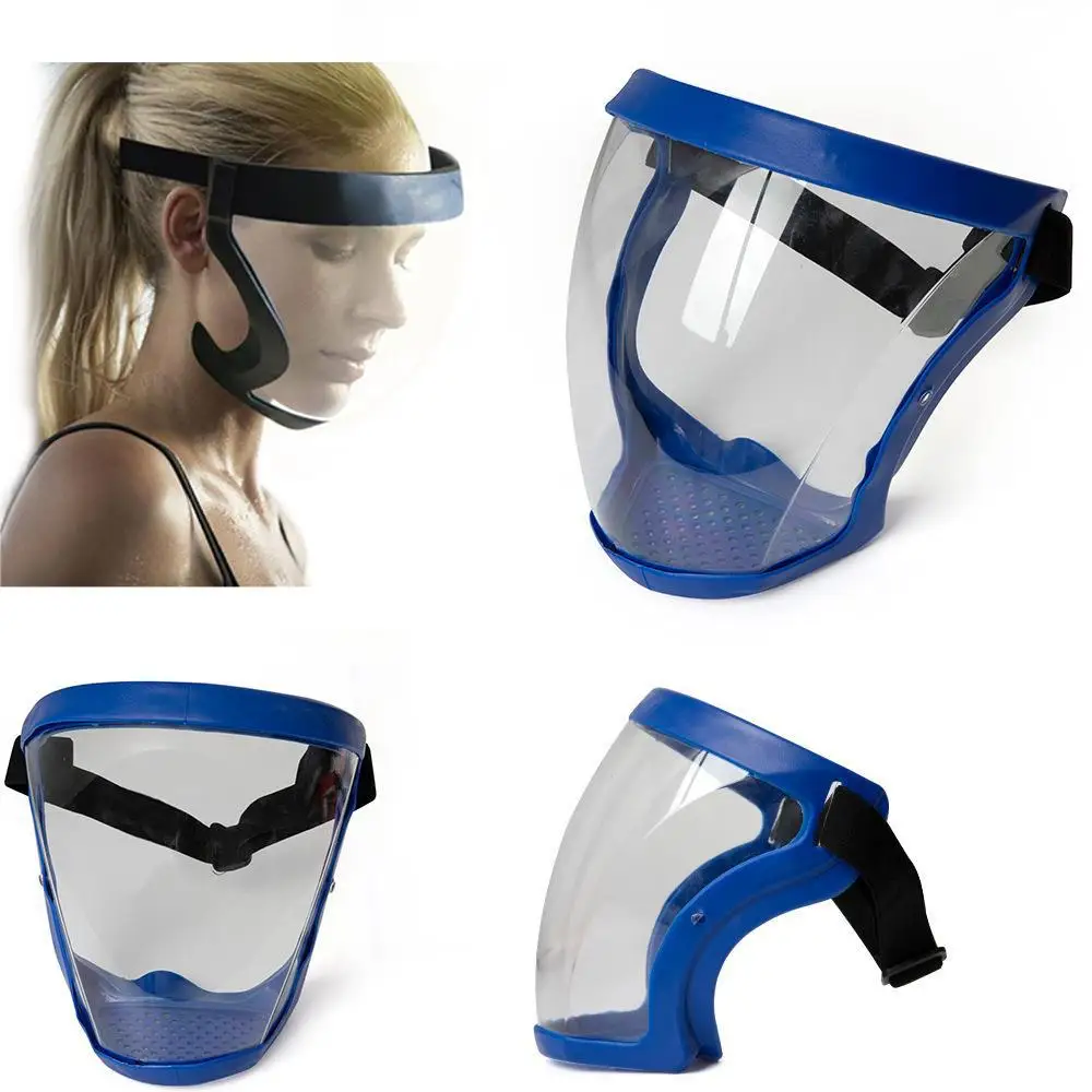Clear Face Shield - Transparent Facial Protector for Outdoor, Home, and Kitchen Use